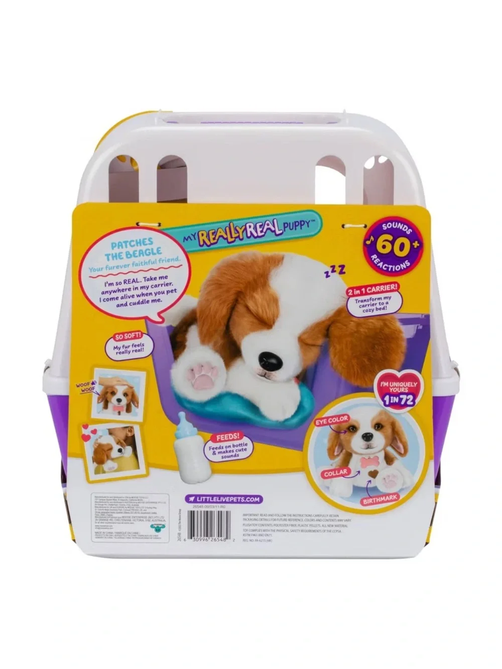 Little Live Pets My Real Puppy Patches The Beagle Interactive 60+ Sounds NIB